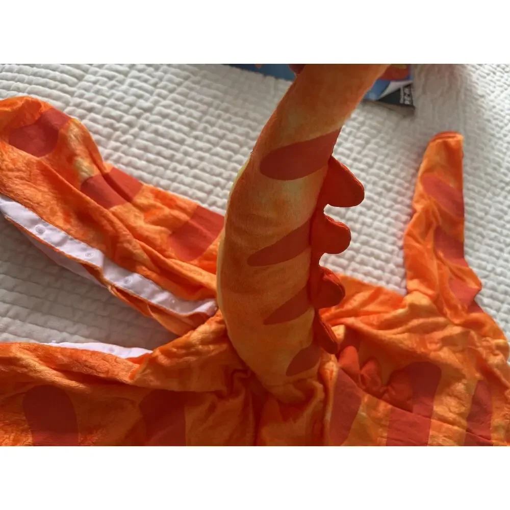 Spooktacular creations Toddler Triceratops Costume - Size 18-24 mo - Orange rare